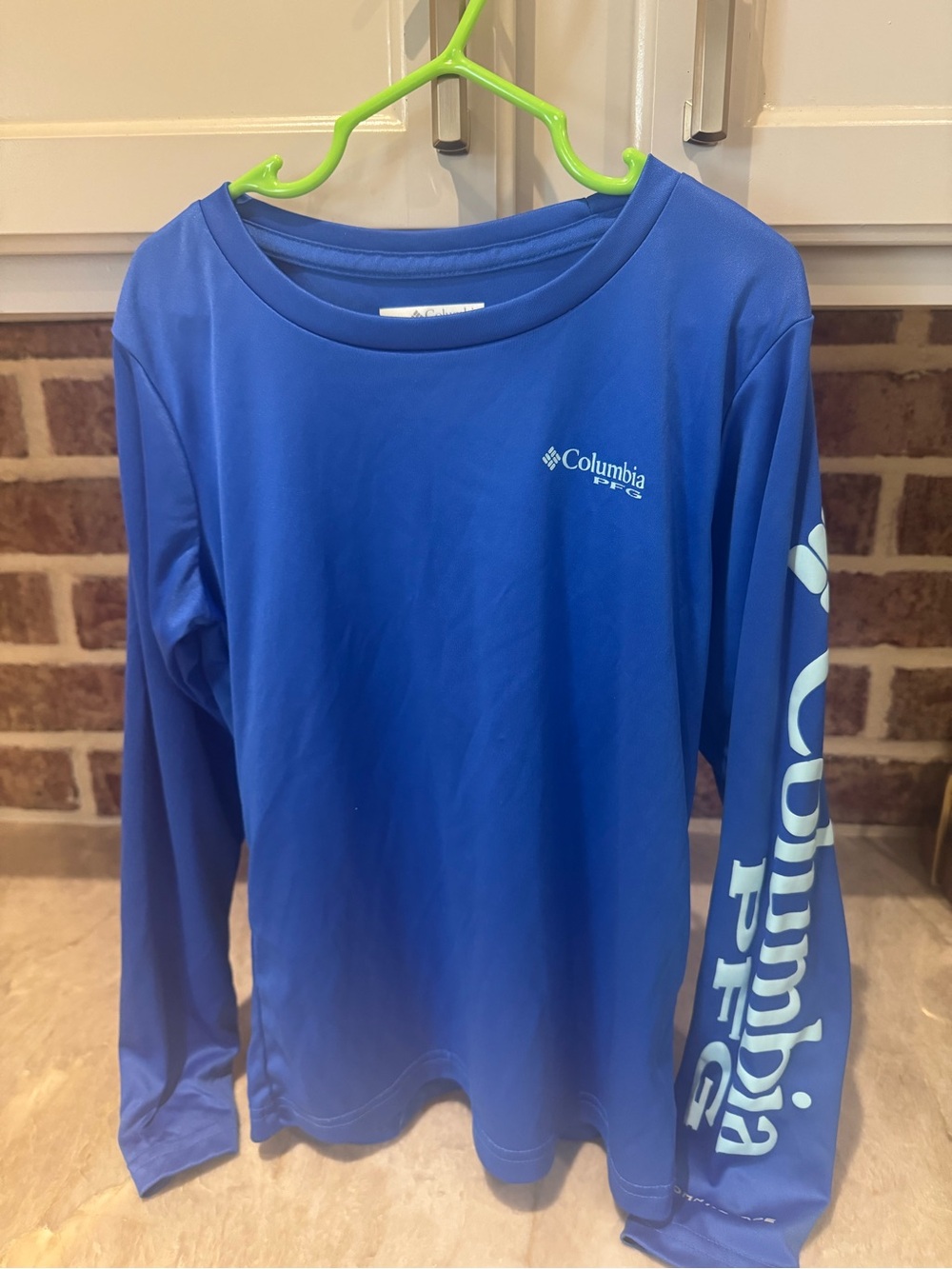 Columbia Blue Long Sleeve Performance Tee